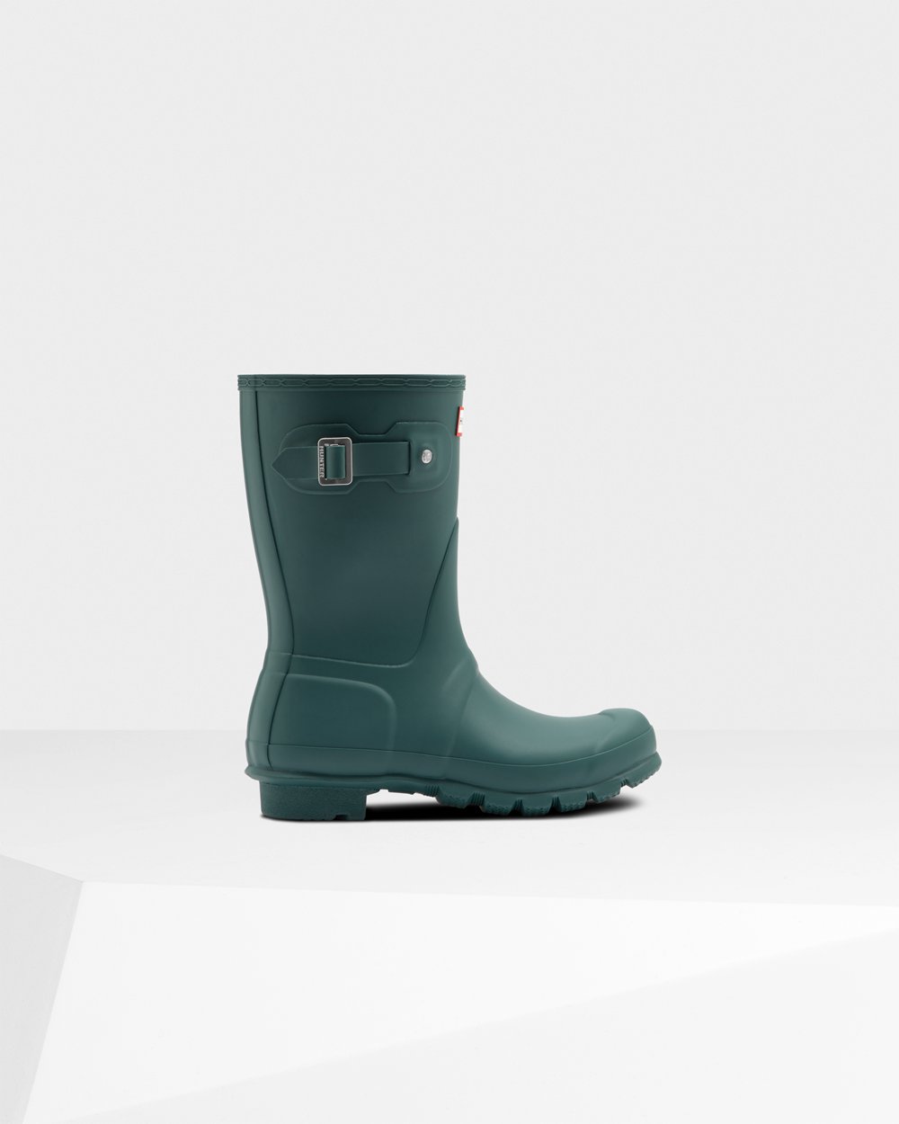 Women Hunter Original | Short Rain Boots Green | NZ-1479-ILWT